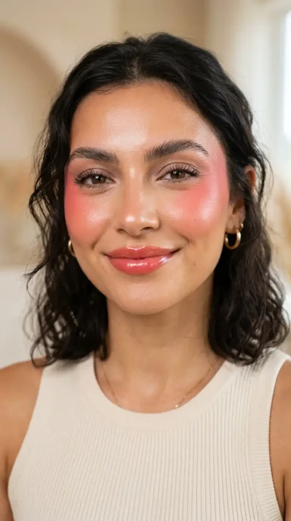 Top Makeup Trends 2026: Viral Beauty Looks Everyone Will Be Wearing blush makeup trend glowing skin 202605090931 optimized (1)