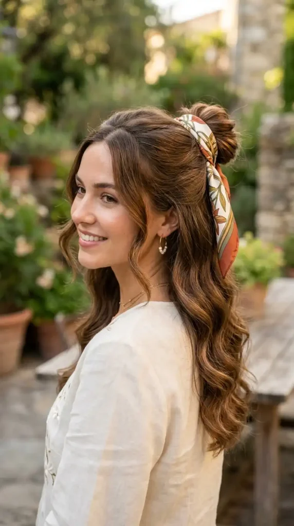 Bandana Hairstyles: Trendy & Easy Looks You Need to Try in 2026 hairstyle with silk bandana 202605131137 optimized