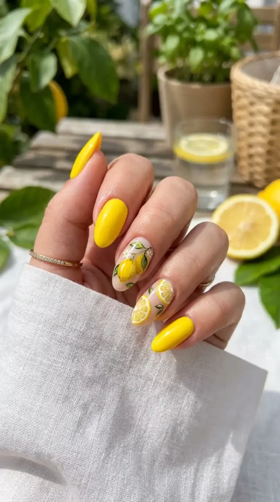Yellow Nail Ideas: 20 Trendy Designs That Brighten Every Season lemon nail art yellow nails 202605102113 optimized
