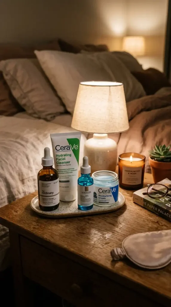 night skincare routine setup 202605070449 optimized
