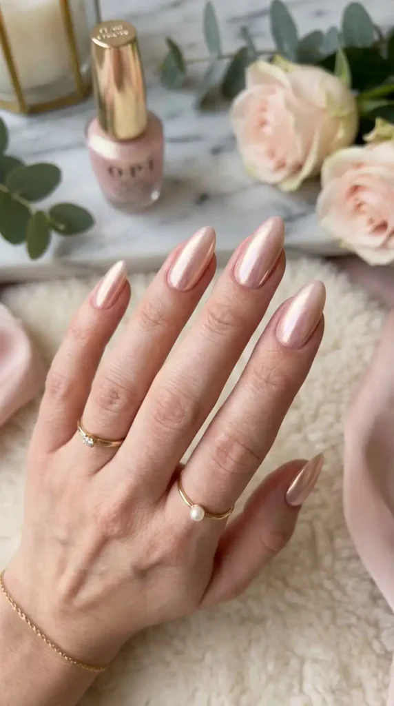 Pearl Chrome Nail Ideas: Elegant Glossy Manicure Trends You Need to Try pink pearl chrome nails 202605111412 optimized (1)