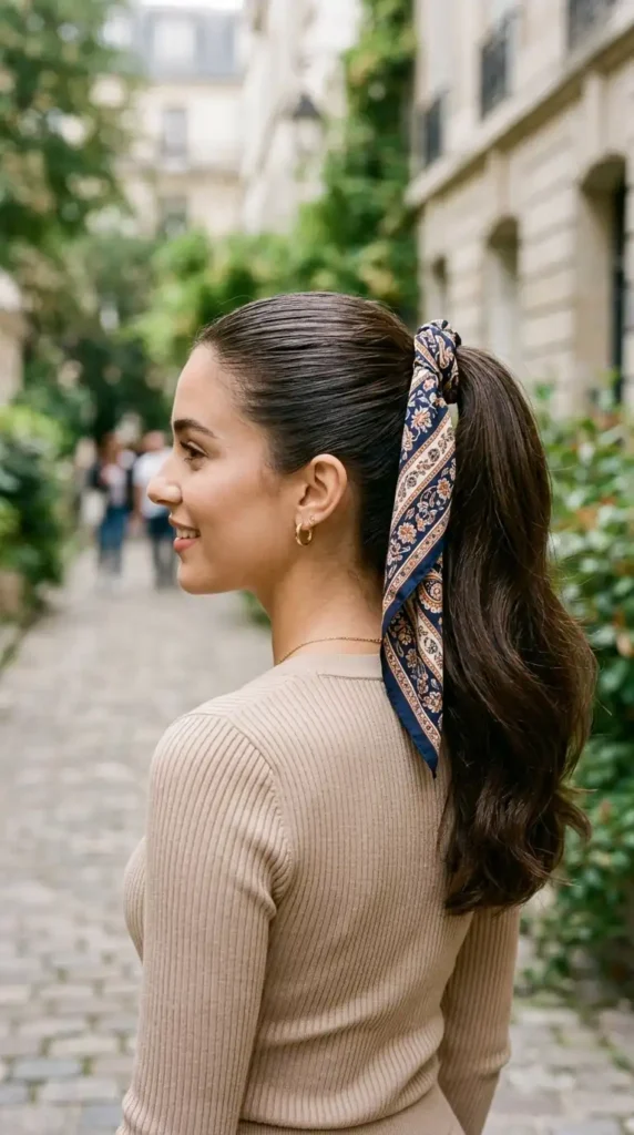 Bandana Hairstyles: Trendy & Easy Looks You Need to Try in 2026 ponytail with bandana hairstyle 202605131135 optimized