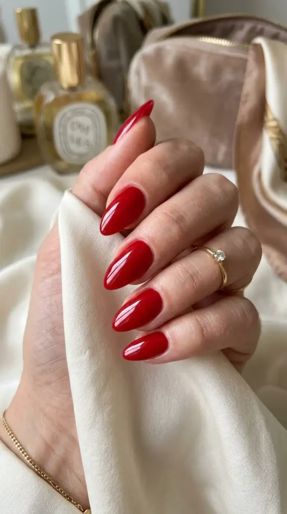 Red Nail Ideas 2026: Chic, Bold & Viral Nail Designs Everyone Wants red almond nails manicure 202605121656 optimized (1)