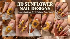 3D Sunflower Nail Designs: 15 Stunning Ideas and Step-by-Step Guide