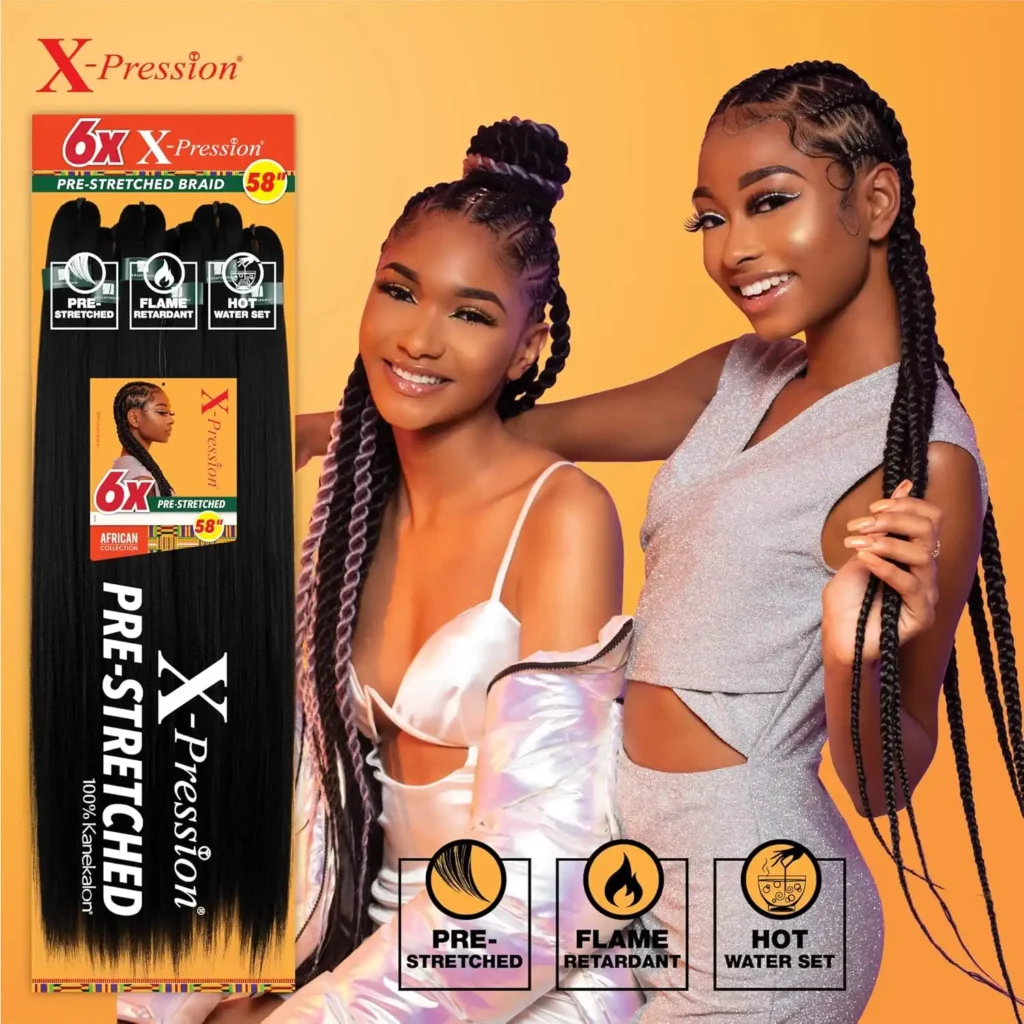 x pression braiding hair optimized