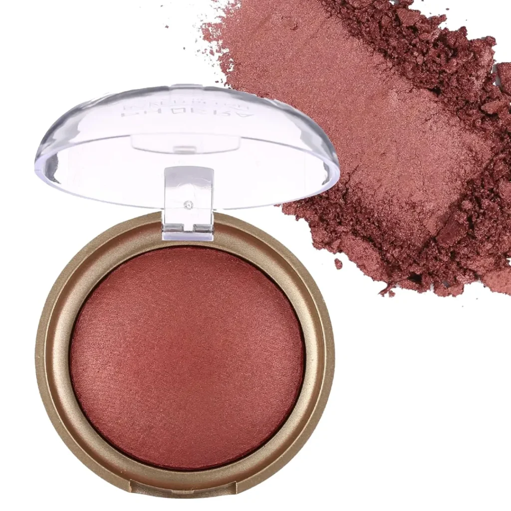 compressed baked blush powder palette
