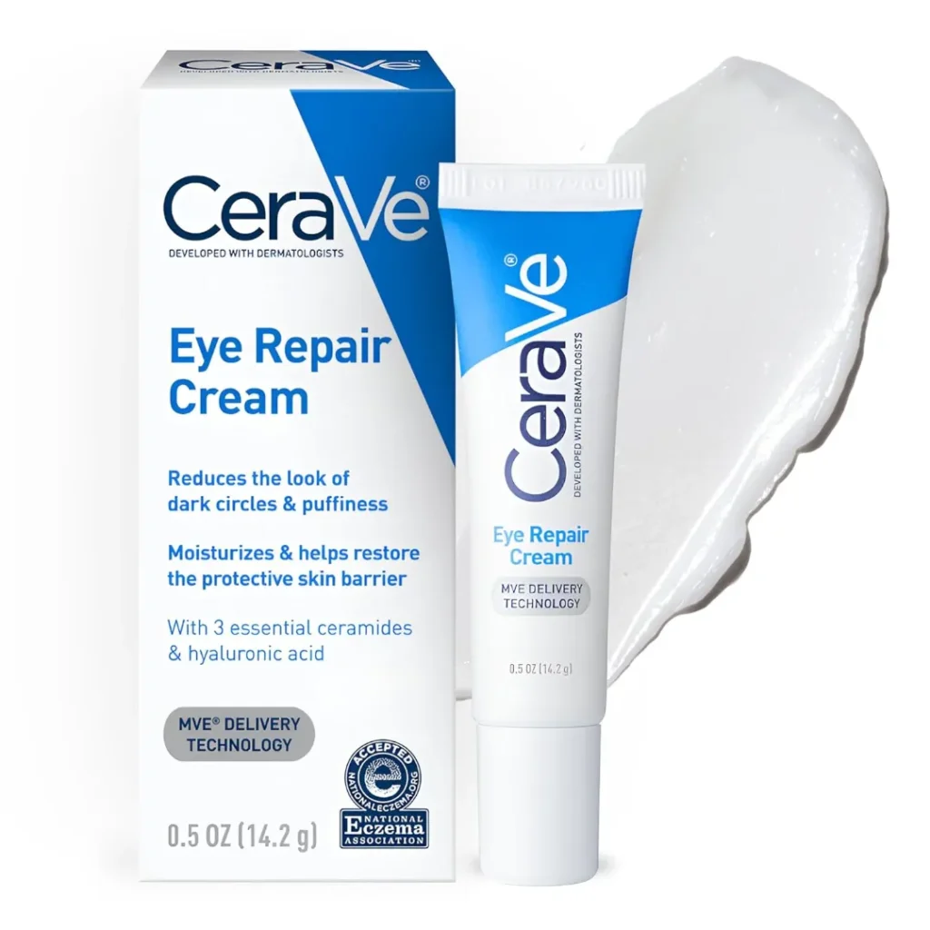 Eye Makeup Techniques for Beginners: Easy Steps for Beautiful Everyday Looks compressed cerave eye repair cream