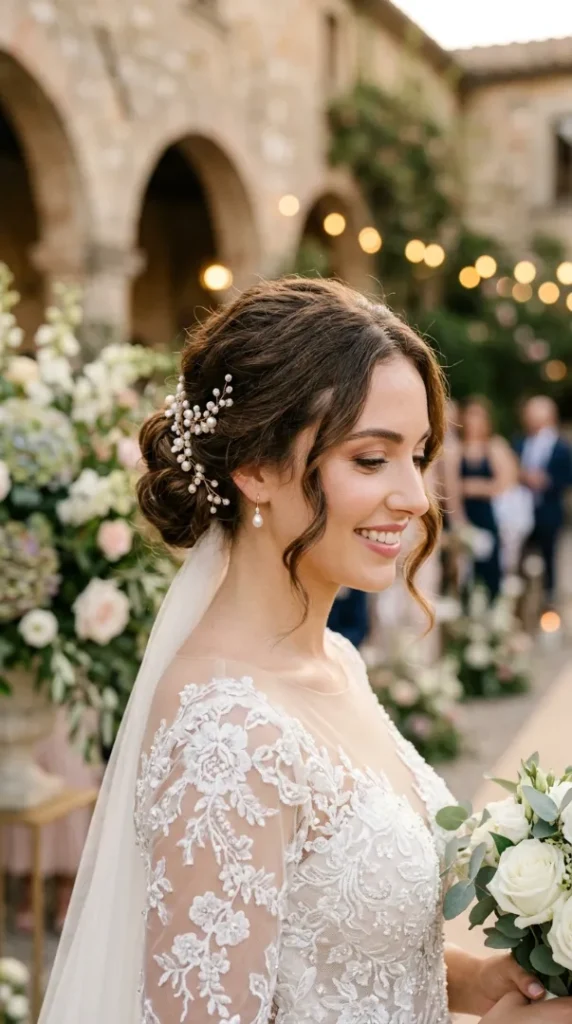 Wedding Hair Trends 2026: Stunning Long Hairstyles Every Bride Will Fall in Love With compressed elegant bridal low bun hairstyle 202605192053