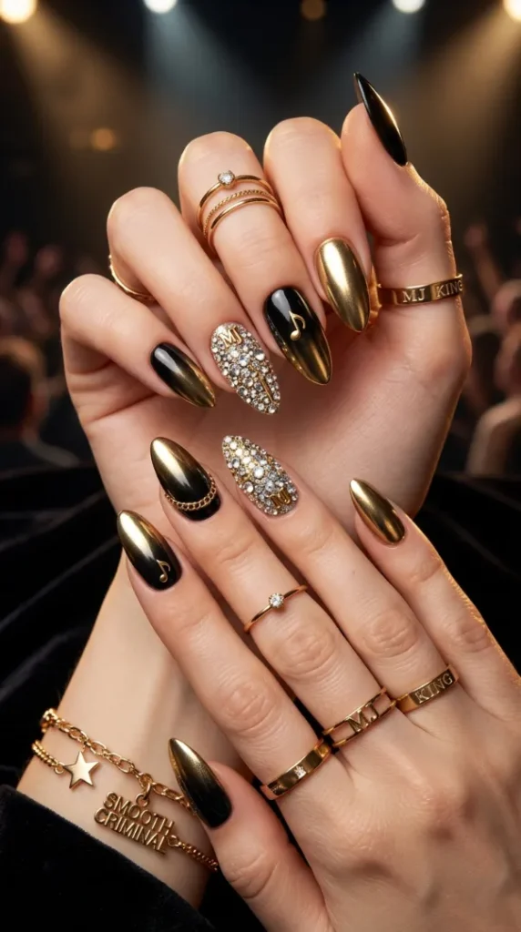 Michael Jackson Nails: Iconic Nail Art Ideas Inspired by the King of Pop compressed gemini generated image mb2vw3mb2vw3mb2v