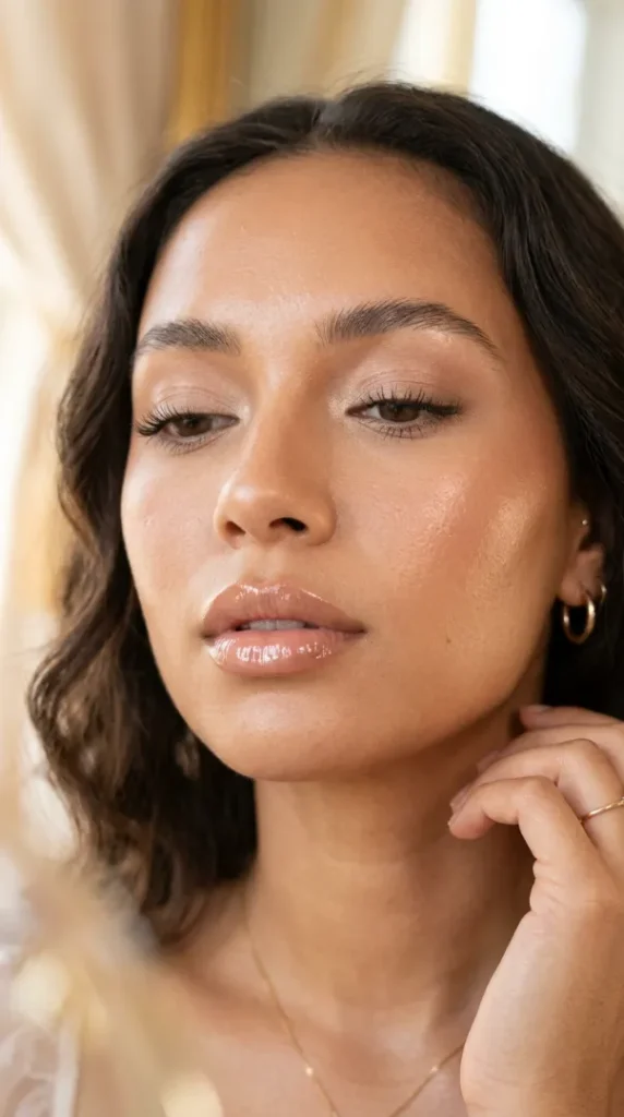 How to Do Makeup: A Beginner-Friendly Step-by-Step Guide for a Flawless Look compressed glossy nude lips soft glam 202605310900