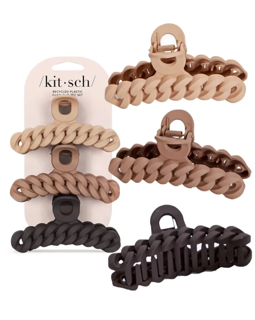 Hair Accessories Tutorial: Easy Ways to Style Clips, Claw Clips, Bows & Headbands compressed kitsch oversized cloud claw clips