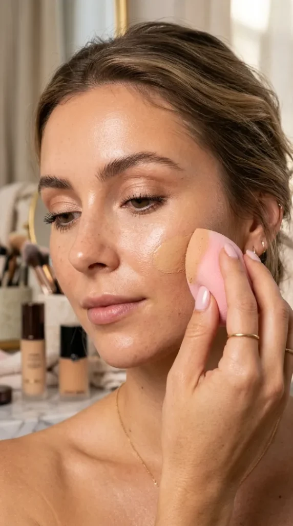 How to Do Makeup: A Beginner-Friendly Step-by-Step Guide for a Flawless Look compressed makeup tutorial blending foundat… 202605310856