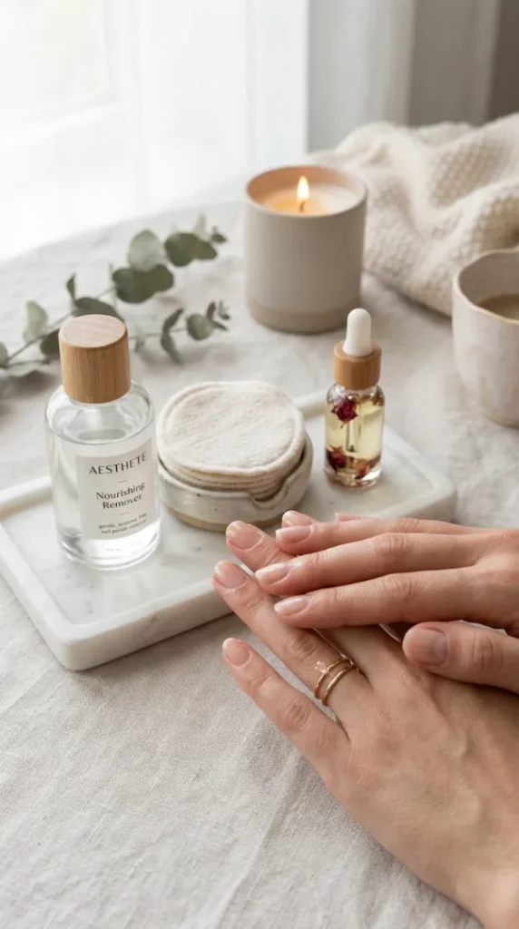 Nail Care at Home: The Complete Guide to Healthy, Strong & Beautiful Nails compressed nail care setup with nail 202605160954