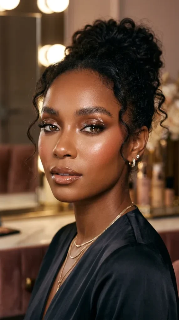 compressed black woman with bronze makeup 202606041912
