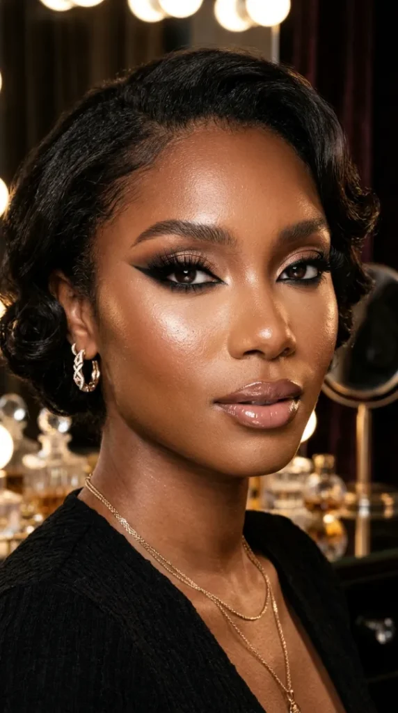 compressed black woman with cat eye makeup 202606041909
