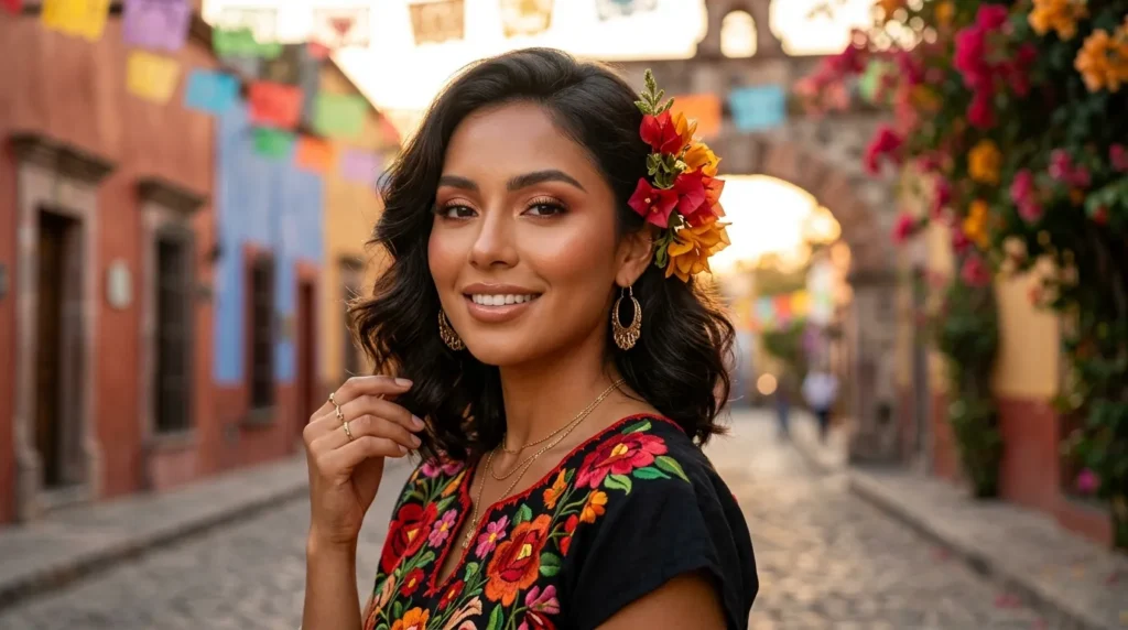 Mexico Makeup Ideas: 25 Stunning Looks Inspired by Mexican Beauty Traditions (2026 Guide) compressed latina woman makeup mexico 202606292043