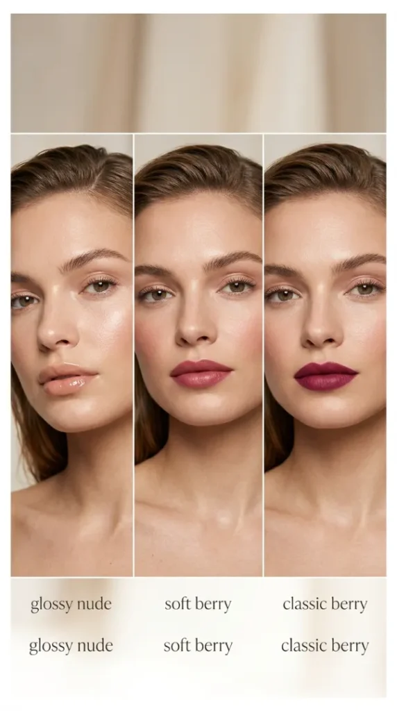 Mexico Makeup Ideas: 25 Stunning Looks Inspired by Mexican Beauty Traditions (2026 Guide) compressed lips with berry lipstick 202606292021