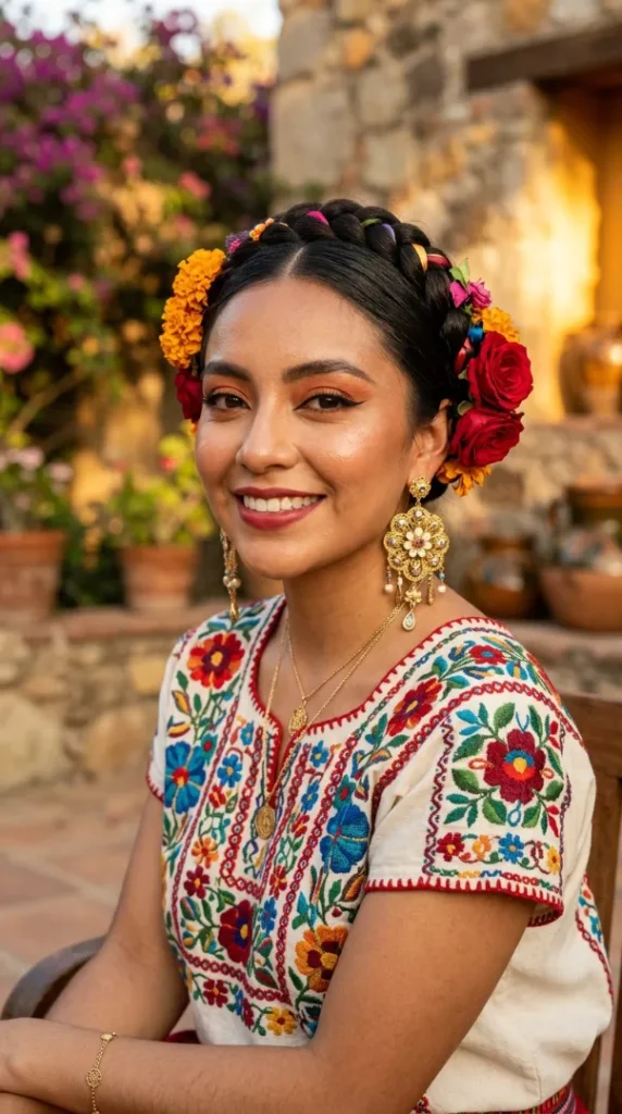 Mexico Makeup Ideas: 25 Stunning Looks Inspired by Mexican Beauty Traditions (2026 Guide) compressed mexican beauty portrait glowing … 202606292015