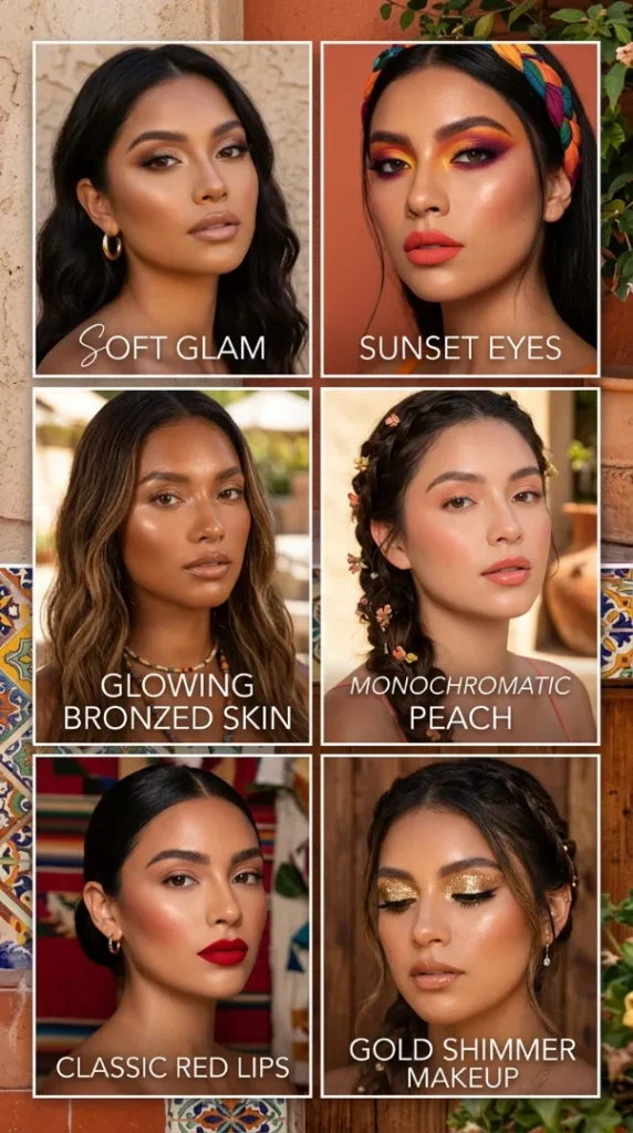 Mexico Makeup Ideas: 25 Stunning Looks Inspired by Mexican Beauty Traditions (2026 Guide) compressed mexican makeup looks collage 202606292022