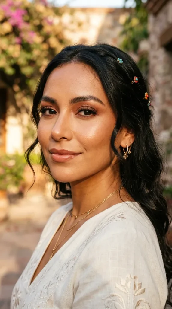 Mexico Makeup Ideas: 25 Stunning Looks Inspired by Mexican Beauty Traditions (2026 Guide) compressed woman wearing mexican makeup 202606282131 (1)