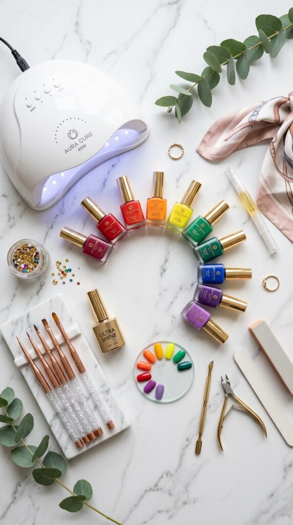 Pride Nail Ideas 2026: 25 Colorful Rainbow Nail Designs You'll Want to Wear This Year rainbow gel nail polish collection 202607171308