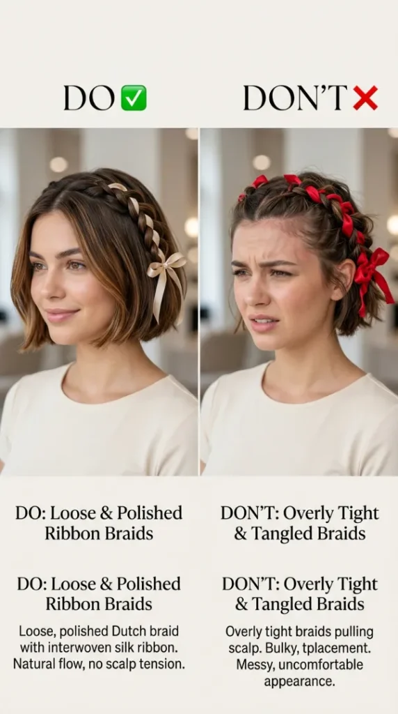 compressed hairstyle collage ribbon braidin… 202607051003