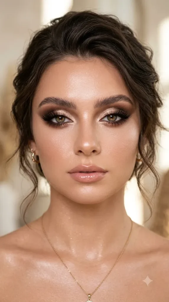 25 Creative Eyeshadow Looks That Instantly Stand Out compressed beauty portrait eyeshadow glowin… 202608040656