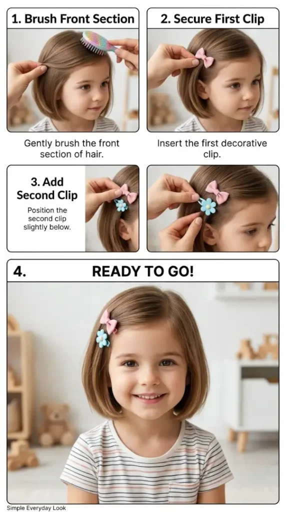 Easy Back-to-School Hairstyles for Kids That Are Cute, Quick & School Ready compressed children hairstyle infographic w… 202608170900 photoroom