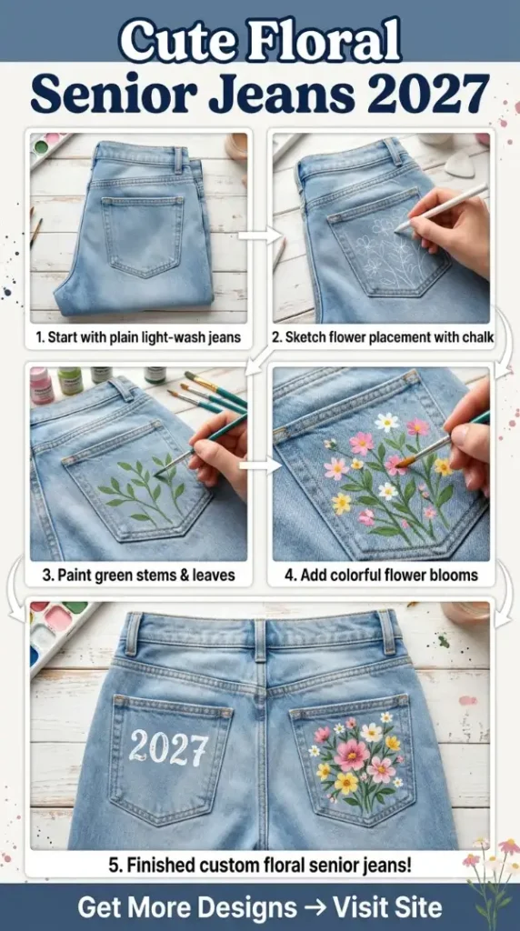 compressed painting floral senior jeans tut… 202608212111