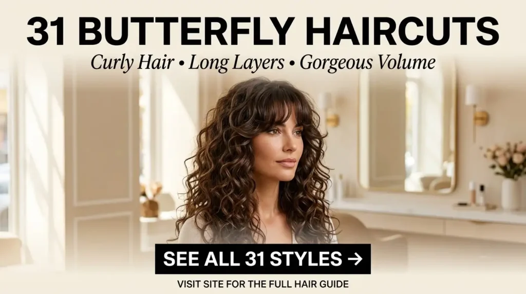 31 Butterfly Haircuts for Curly Hair That Add Gorgeous Volume & Movement compressed woman displaying butterfly haircut 202608151119 photoroom